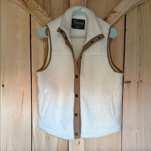 Natural Reflections Cream Fleece Vest